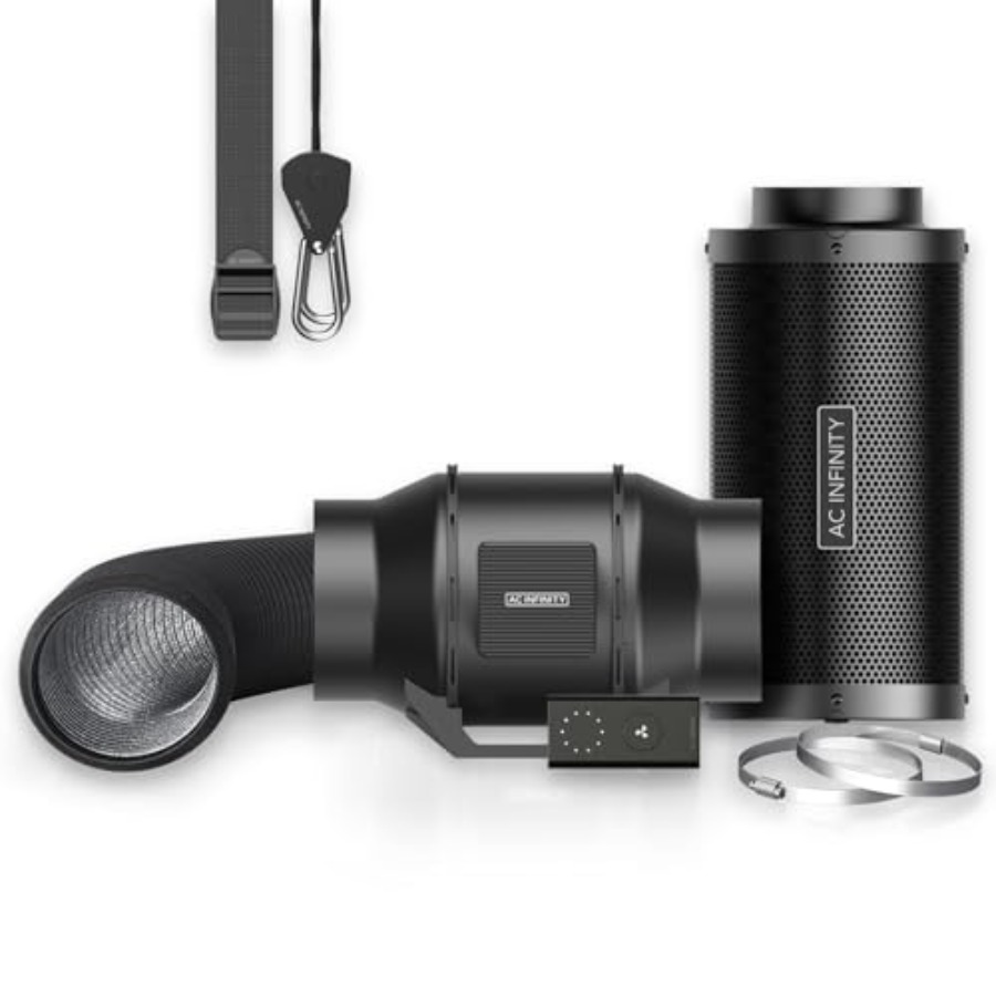 Carbon Filter Inline - Grow tent air filtration kit: 6-inch