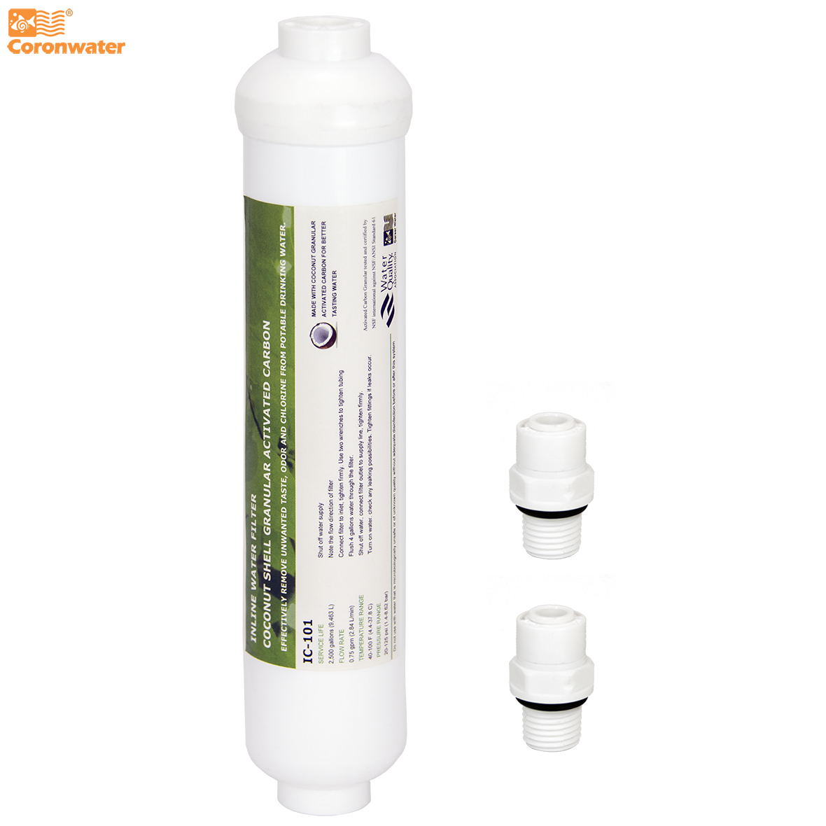 Coronwater Inline RO GAC Posfi – Carbon Filter Inline Bewertung und Preis