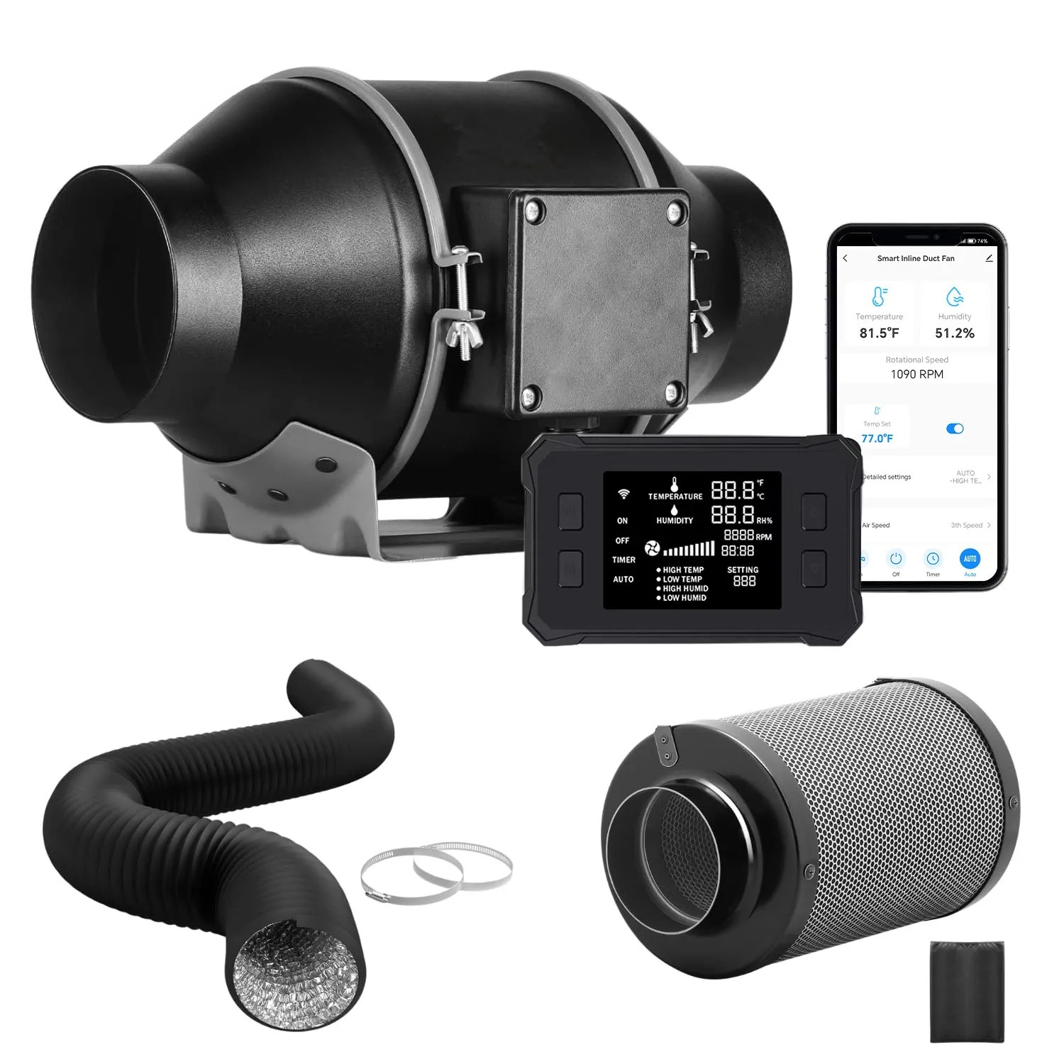 Applicable to BAVA 4 Inch Envi – Carbon Filter Inline Bewertung und Preis