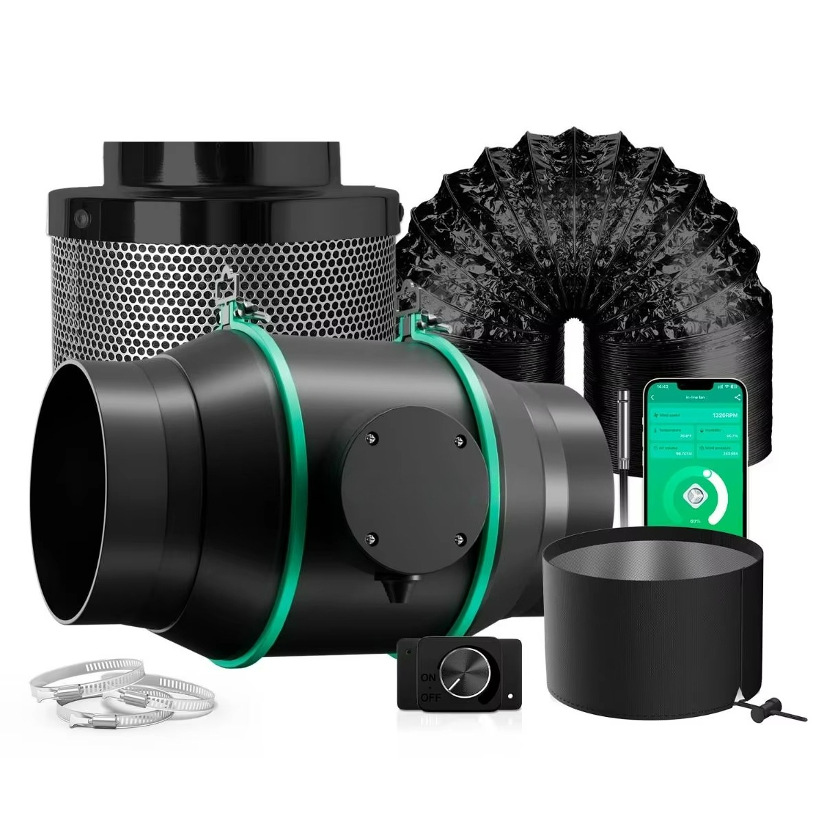 6-Inch Fan Kits Smart Inline D – Carbon Filter Inline Bewertung und Preis